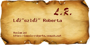 László Roberta névjegykártya