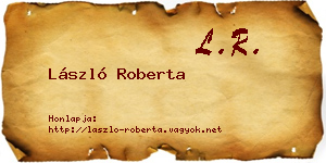 László Roberta névjegykártya